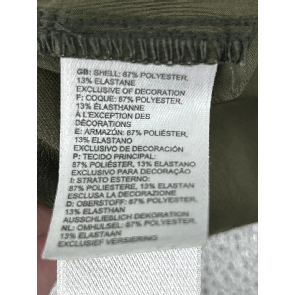 The North‎ Face Cargo Pants Olive Green Elastic Waist Never stop exploring XL
